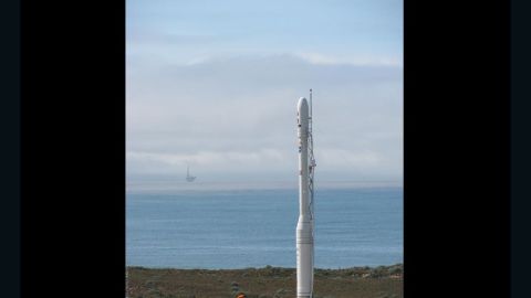 NASA's Glory satellite before its failed March 2011 launch.