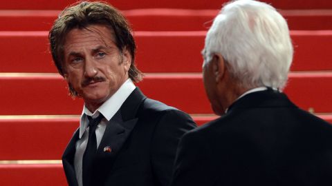 Sean Penn arrives for the screening of "Reality" on Friday, May 18. The Italian film was directed by Matteo Garrone.