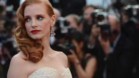Actress Jessica Chastain attends the screening of "Madagascar 3: Europe's Most Wanted." She does the voice of Gia the Jaguar.