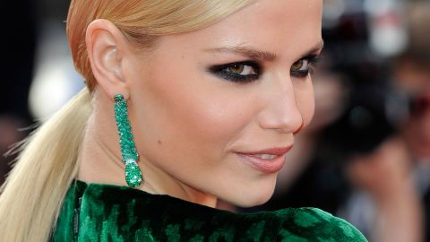 Model Natasha Poly attends the "Madagascar 3" premiere.
