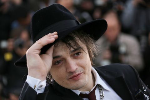 British musician and actor Pete Doherty poses during the photocall for the French film "Confession of a Child of the Century."