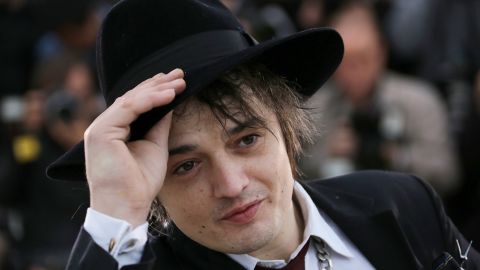 British musician and actor Pete Doherty poses during the photocall for the French film "Confession of a Child of the Century."