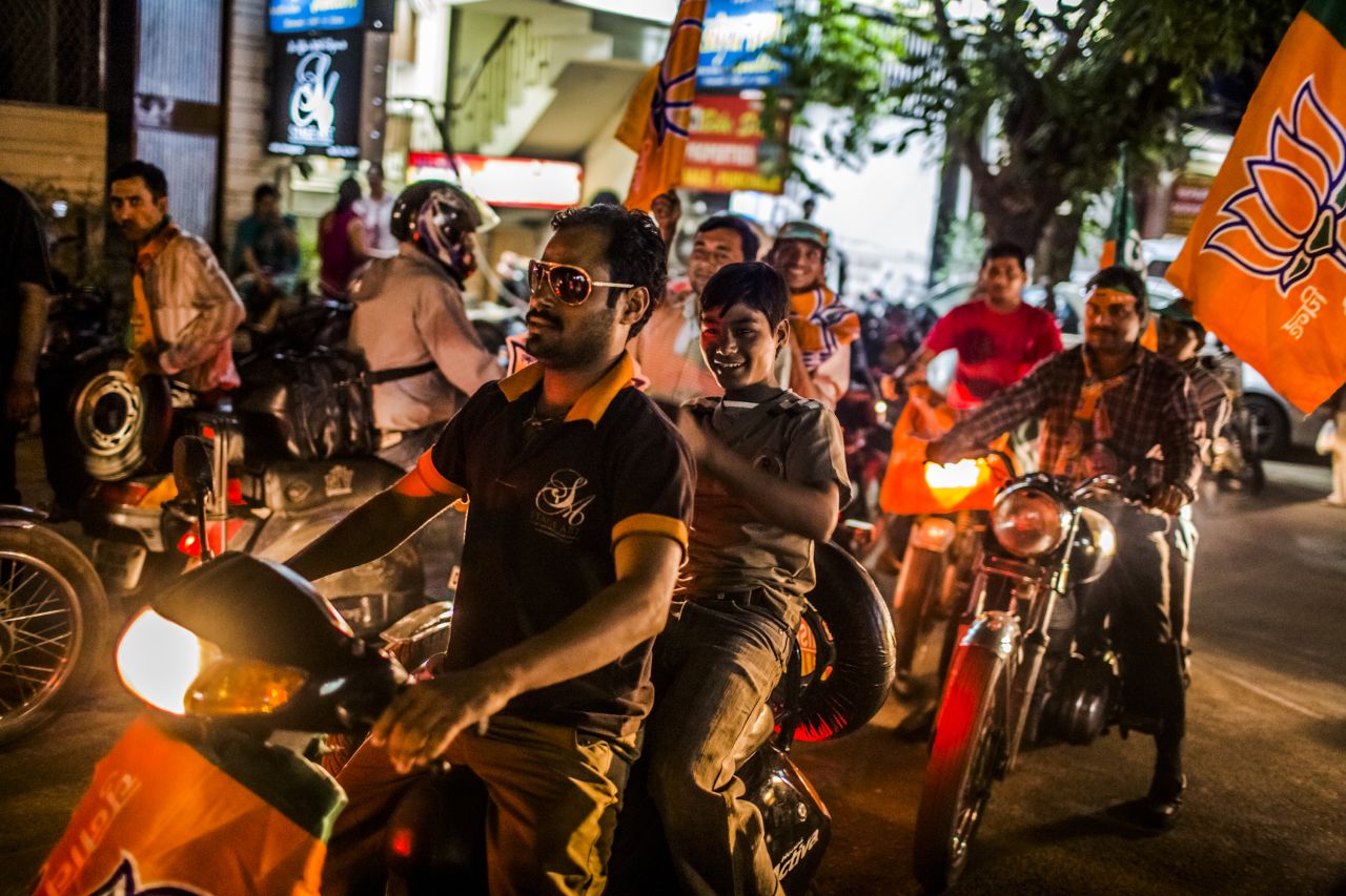 Regardless of the outcome of the 2012 election, Joseph says India looks at the U.S. two-party system with envy. Hundreds of candidates from dozens of parties campaign, and their supporters ride through cities on motorbikes to lobby voters.  
