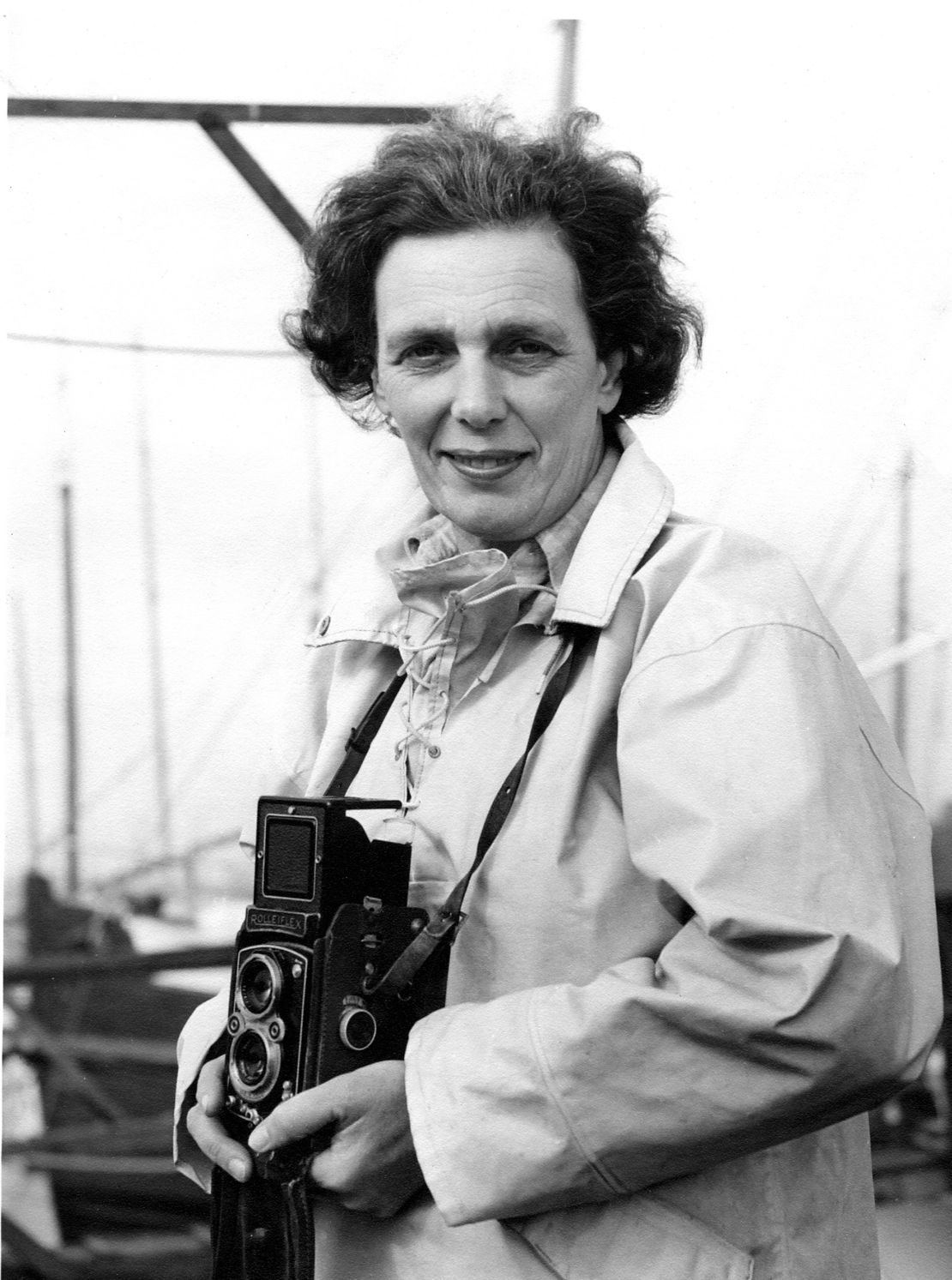 Photographer Eileen Ramsay pictured in 1963 