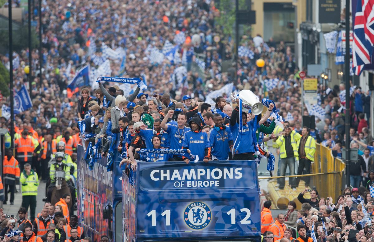 Chelsea's brand value was significantly boosted by the European triumph. The west London club, backed by Russian billionaire Roman Abramovich, is ranked fifth on the list valued at $398 million.
