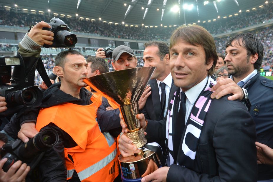 Juventus coach Antonio Conte,  a former fans' favorite as a player, has transformed his side's fortunes since taking charge at the start of the 2011-12 season.