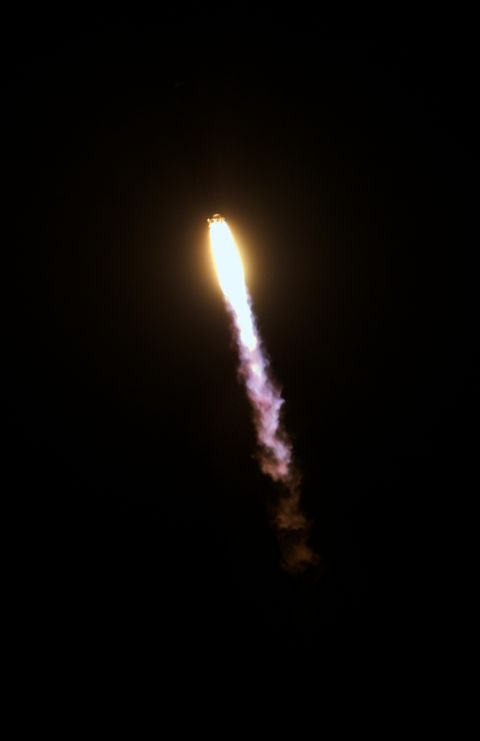 The Falcon 9 rocket launches on May 22 in Cape Canaveral.