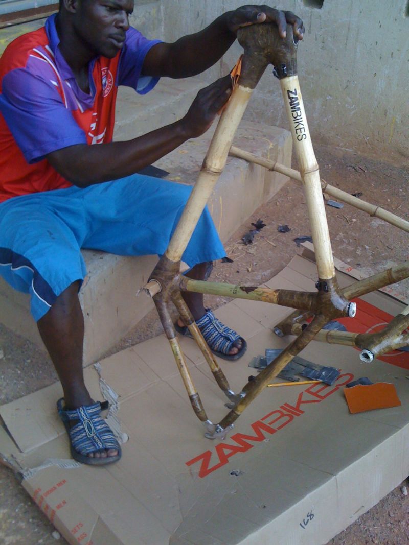 Made in Africa Bamboo bikes put Zambian business on right track