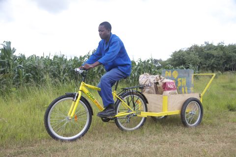 The company is also serving the local market with steel bikes as well as spare parts, bicycle ambulances and cargo carts.