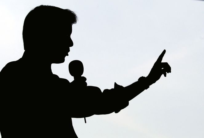 In 2004, Democratic vice presidential candidate Edwards speaks in Fort Lauderdale, Florida.