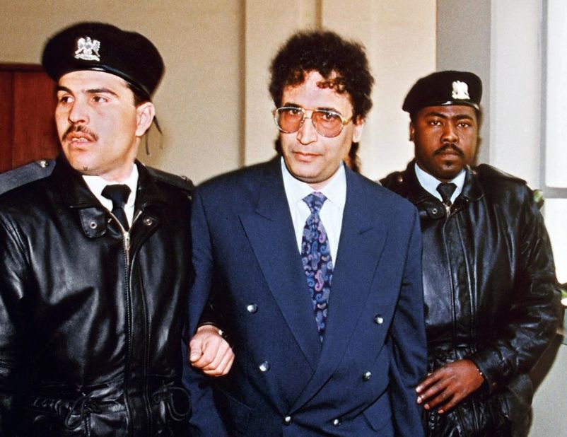Al Megrahi, pictured in Tripoli in 1992,  was not convicted until 2001.