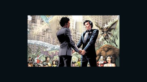 Northstar popped the question in 2012's Astonishing X-Men No. 50.