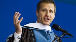 Eric Greitens gives the commencement speech at Tufts University.