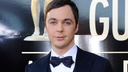 Actor Jim Parsons arrives at the 18th Annual Screen Actors Guild Awards at The Shrine Auditorium on January 29, 2012 in Los Angeles, California
