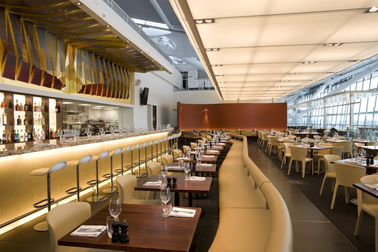 Celebrity chef Gordon Ramsay brings his successful formula to London Heathrow Airport with Plane Food, his stylish restaurant in Terminal five.