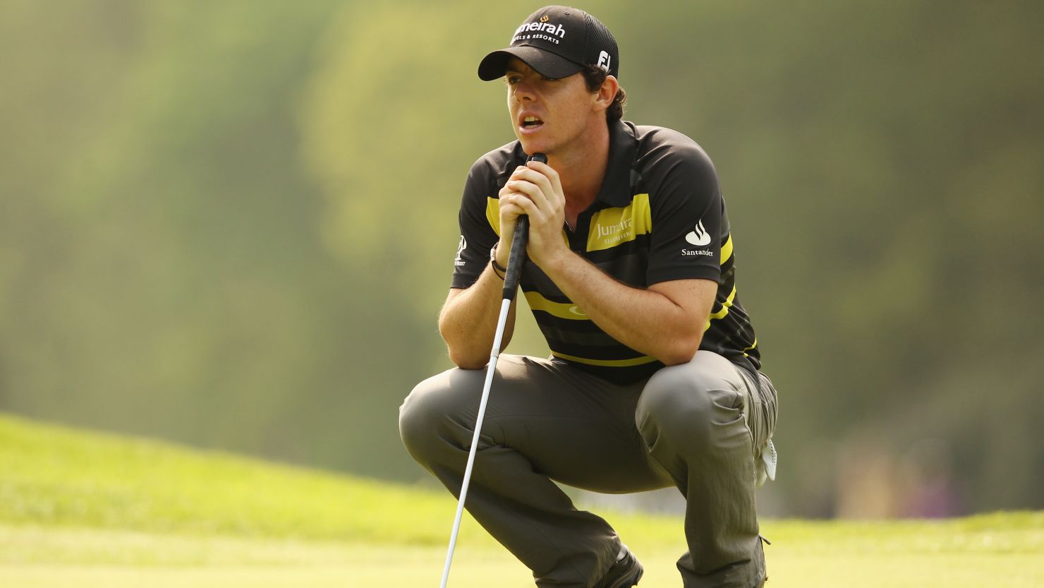World No. 1 Rory McIlroy struggled on the opening day of the BMW PGA Championship at Wentworth