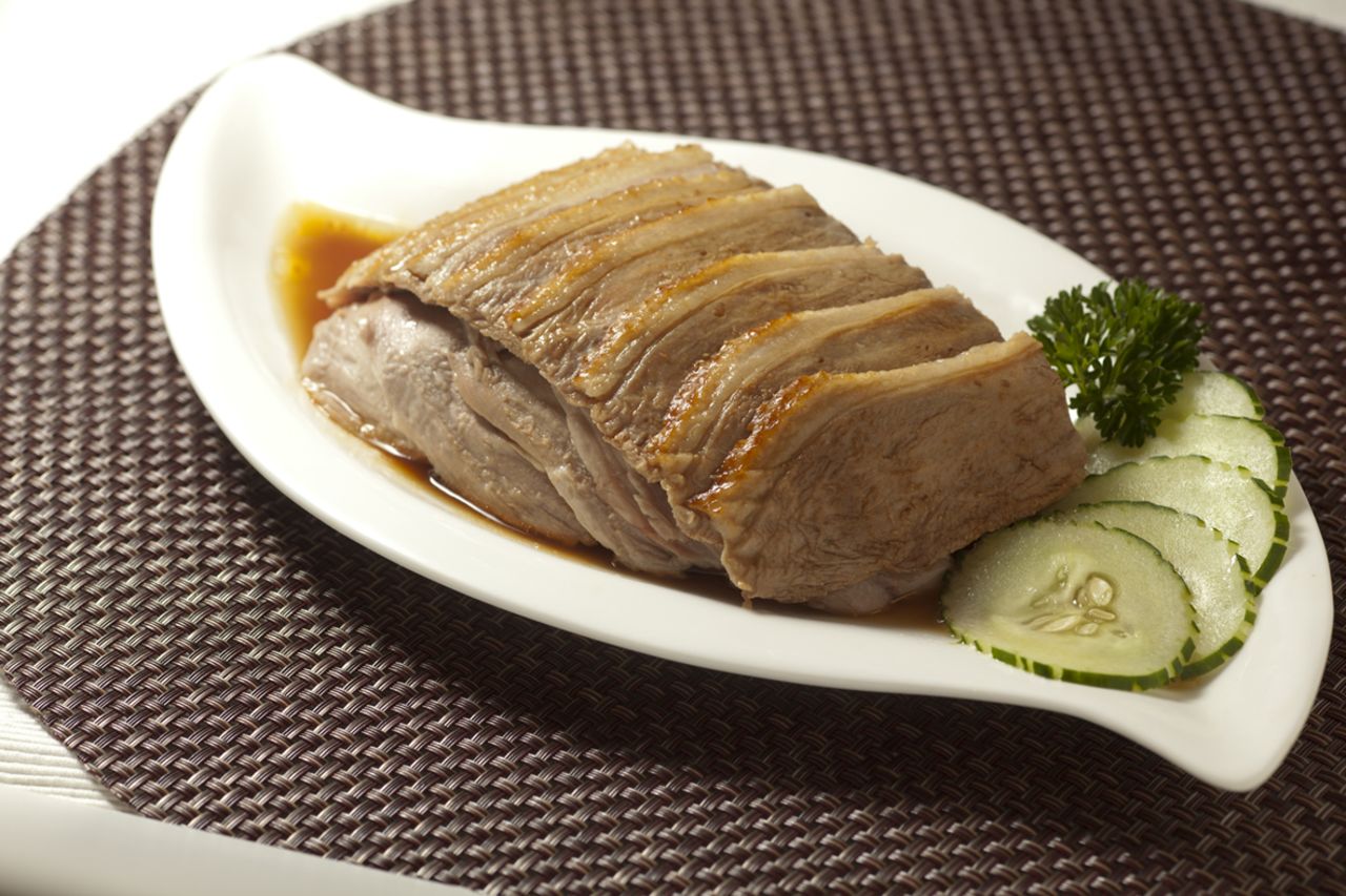 Sliced goose in marinade, a signature dish at Hung's Delicacies. The two Hung's Delicacies restaurants have drawn a cult following for their distinctive marinade-braised dishes.