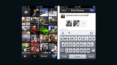 Like Instagram, the new Camera app makes it easier to share friends' photos on mobile devices.