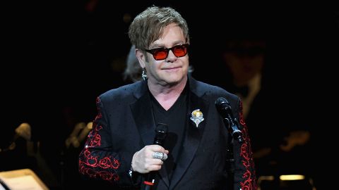 Singer Elton John became ill while performing.