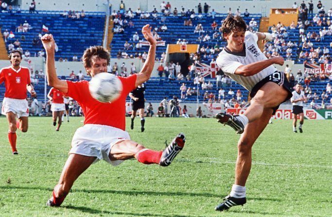 By the time Poland reached Mexico '86, their fourth World Cup in a row, the team was a dying force. England destroyed the Poles, with striker Gary Lineker scoring a hat-trick in the group stage.