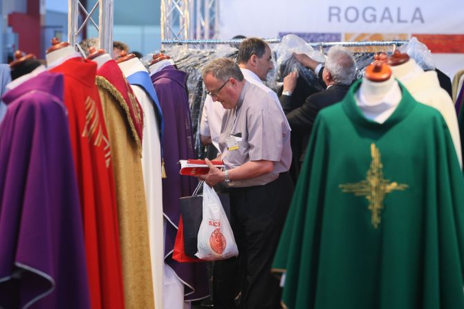 Vestments for all occasions as well as camouflage ones for military priests working in war zones. Poland has around 2,500 troops in Afghanistan.