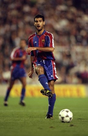 Guardiola is inextricably linked with Barcelona. He was born in Catalonia, and joined Barca's academy in 1984, winning six Spanish league titles and one European Cup before leaving for Italy in 2001.