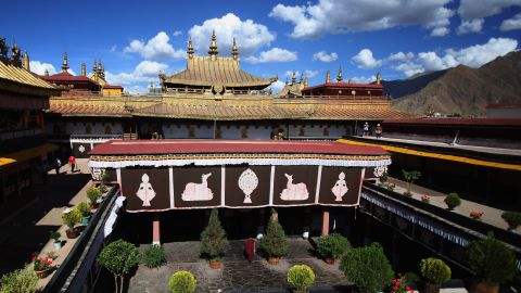 File photo of the Jokhang Temple on June 18, 2009 in Lhasa, Tibet.