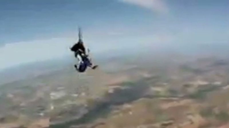 Grandma shrugs off terrifying skydive | CNN