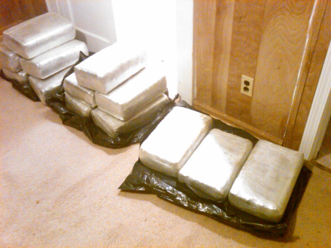 At the house in an unassuming High Point neighborhood, authorities found trash bags with 115 pounds of marijuana.
