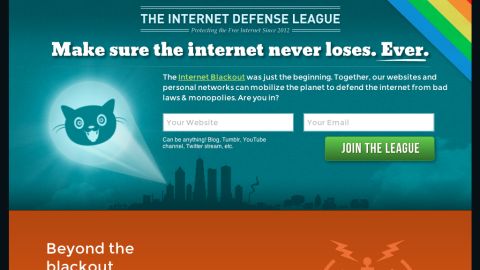 The Internet Defense League aims to mobilize the Web on legislative issues.