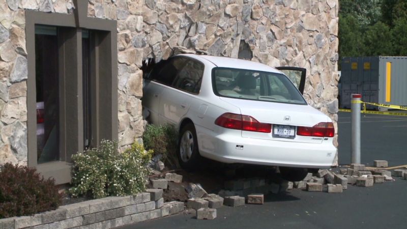 Car Crashes Through Restaurant Wall | CNN