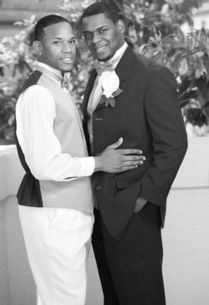 Ra'Shawn (right) and Kelvin Barlow-Flournoy combined their last names after marrying last year at Howard University School of Divinity in Washington. They married during a Sunday service that was streamed online and viewed by more than 400 people. Both are pastors, and Ra'Shawn is an HIV prevention coordinator for a church in Charlotte, North Carolina.