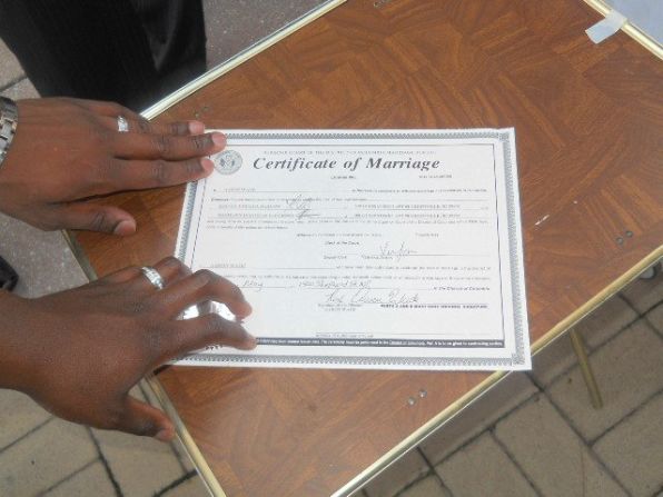 Ra'Shawn and Kelvin have worked with Human Rights Campaign to spread the word that people of faith can be advocates for gay and lesbian rights. They married during a trip to the Capitol as part of HRC's Clergy Call.