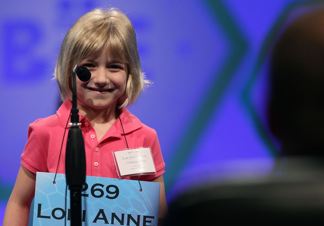 In 2012, Lori Anne Madison became the youngest contestant ever in the Scripps National Spelling Bee.