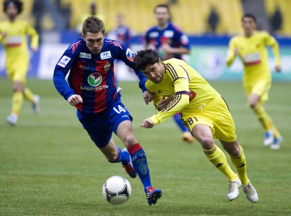 The surprise inclusion in the Russia squad was uncapped CSKA Moscow defender Kirill Nababkin(left). Under Guus Hiddink in 2008, Russia enjoyed a run to the semifinals in Austria and Switzerland. Hiddink's compatriot Dick Advocaat will be hoping for a similar performance this year.
