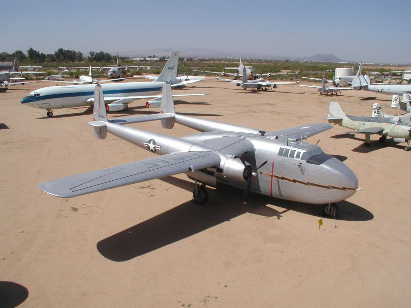 <a href="http://www.pimaair.org/" target="_blank" target="_blank">Pima Air & Space Museum</a> in Tuscon, Arizona, displays a Fairchild C-82 Packet, a twin-engined cargo aircraft used briefly by the United States Air Force following World War II. 
