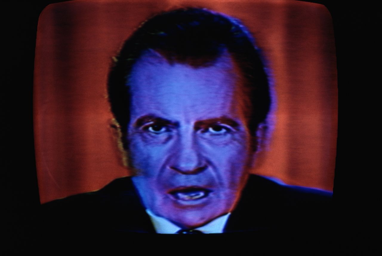 <strong>Richard Nixon</strong>, who resigned as president after the Watergate scandal, famously said during a 1973 press conference:  "In all of my years in public life, I have never obstructed justice. ... People have got to know whether or not their president is a crook. <a href="http://www.youtube.com/watch?v=sh163n1lJ4M" target="_blank" target="_blank">Well, I'm not a crook</a>." 