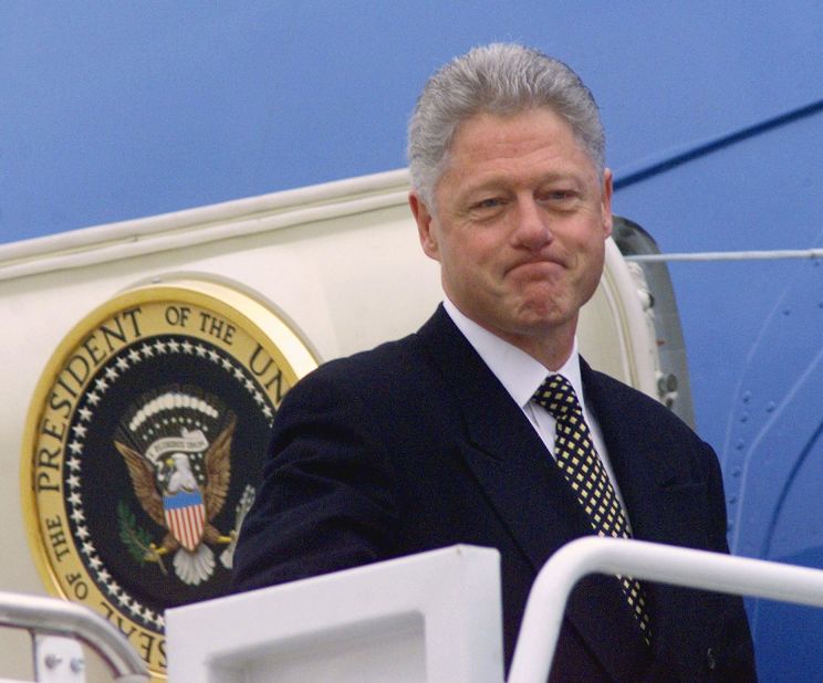 <strong>Bill Clinton</strong>, who was impeached in 1998 and then acquitted by the Senate, narrowly denied having "sexual relations with that woman," <a href="http://www.youtube.com/watch?v=gV6yhEbEw9c" target="_blank" target="_blank">former intern Monica Lewinsky</a>. 