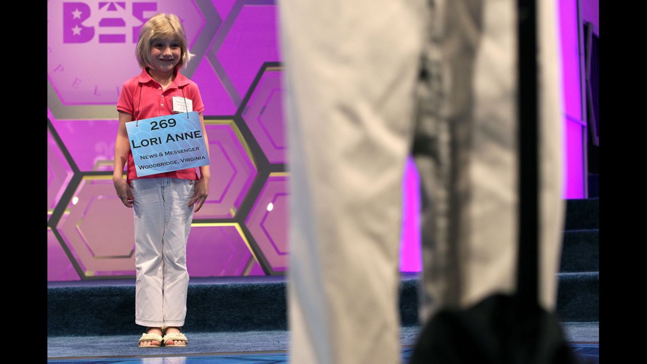 Six-year-old Lori Anne Madison was the youngest participant at the 2012 Scripps National Spelling Bee.