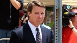 GREENSBORO, NC -  MAY 29:  Former U.S. Sen. John Edwards leaves for lunch during the seventh day of jury deliberations at federal court May 29, 2012 in Greensboro, North Carolina.  Edwards, a former presidential candidate, plead not guilty to six counts of campaign finance violations and could face a maximum of 30 years in jail and $1.5 million in fines. (Photo by Sara D. Davis/Getty Images)