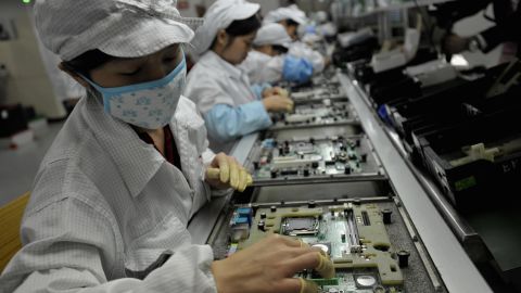 Foxconn says it is committed to ensuring its staff have a safe, satisfactory and healthy working environment.