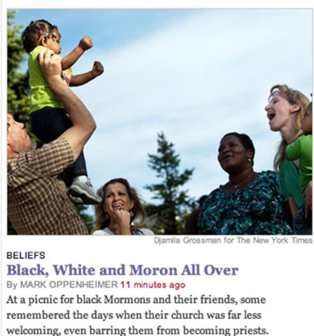 This headline from The New York Times shows what a difference a copy editor can make.