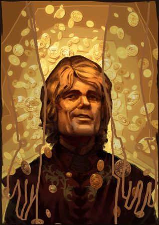 Christian Nauck credits the TV series'  "gorgeous production design" and wardrobe for inspiring him to create a series of character portraits, including fan favorite Tyrion Lannister. "Each one of them is so well designed and fitting to the character and his surroundings."