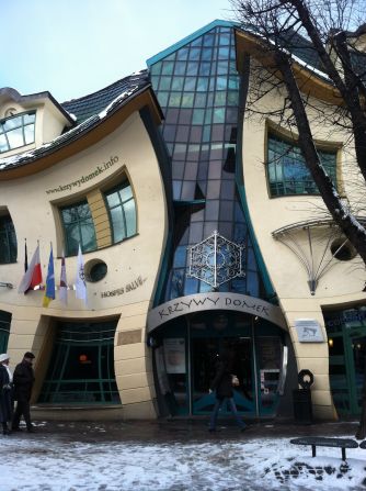 The psychedelic shapes of the "Crooked House" -- or Krzywy Domek to give its Polish name -- in the northern city of Sopot caught the attention of iReporter Caroline Summers during a visit as an exchange student in 2011. 
