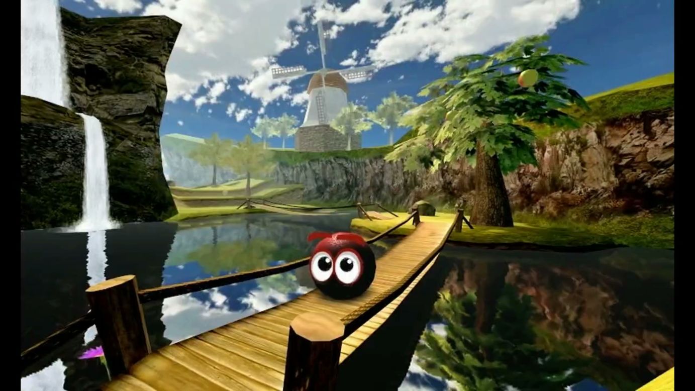 "Bounce Evolution" let phone users roll a ball through 3-D environments. Rovio made 51 games before "Angry Birds."