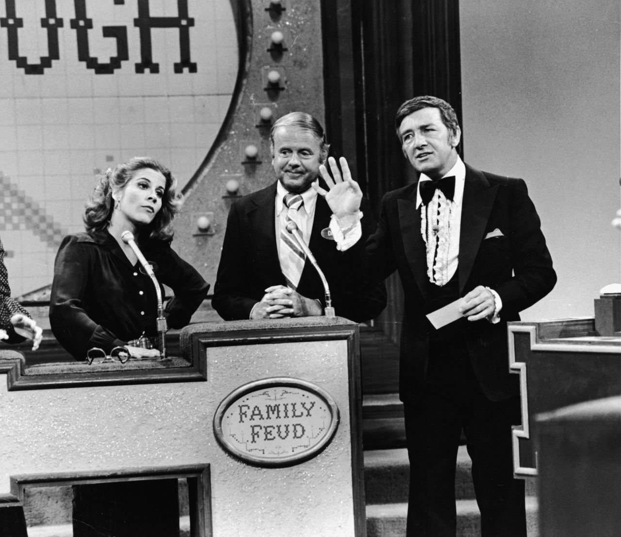 Dawson on an episode of "Family Feud" in April 1978. He hosted the popular game show from 1976 until 1985 and an additional season in 1994-95.