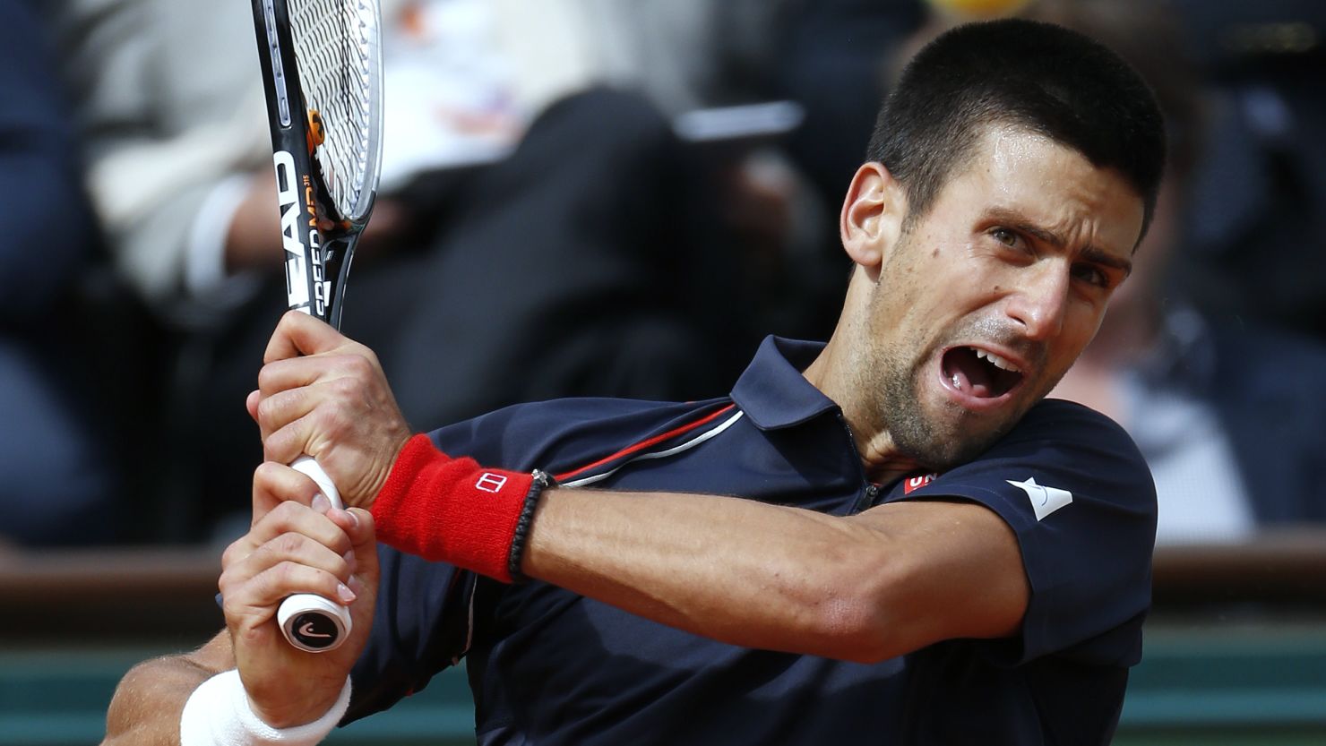 Serbian tennis star Novak Djokovic was relieved after finally overcoming Andreas Seppi at Roland Garros on Sunday.