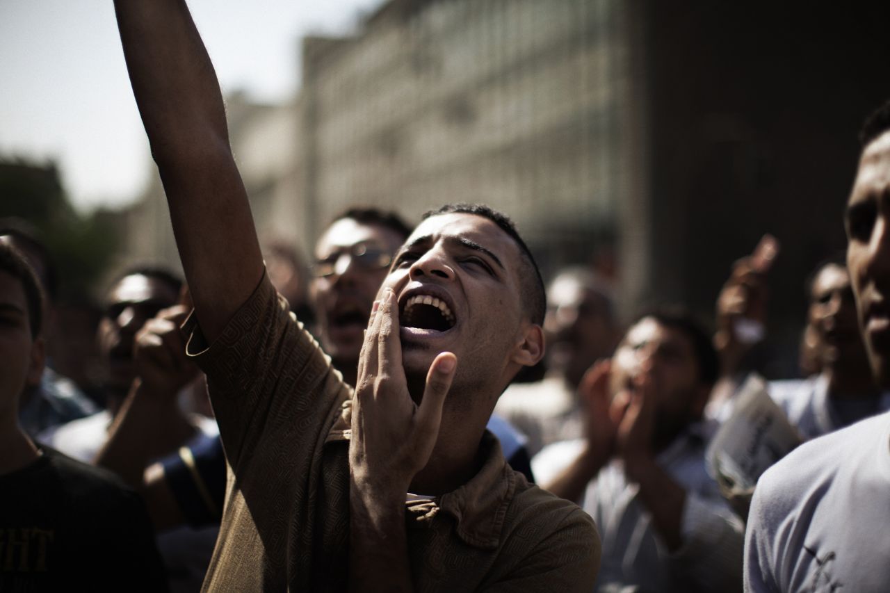 Many Egyptians are also angered over the acquittal of six of Mubarak's security officers.
