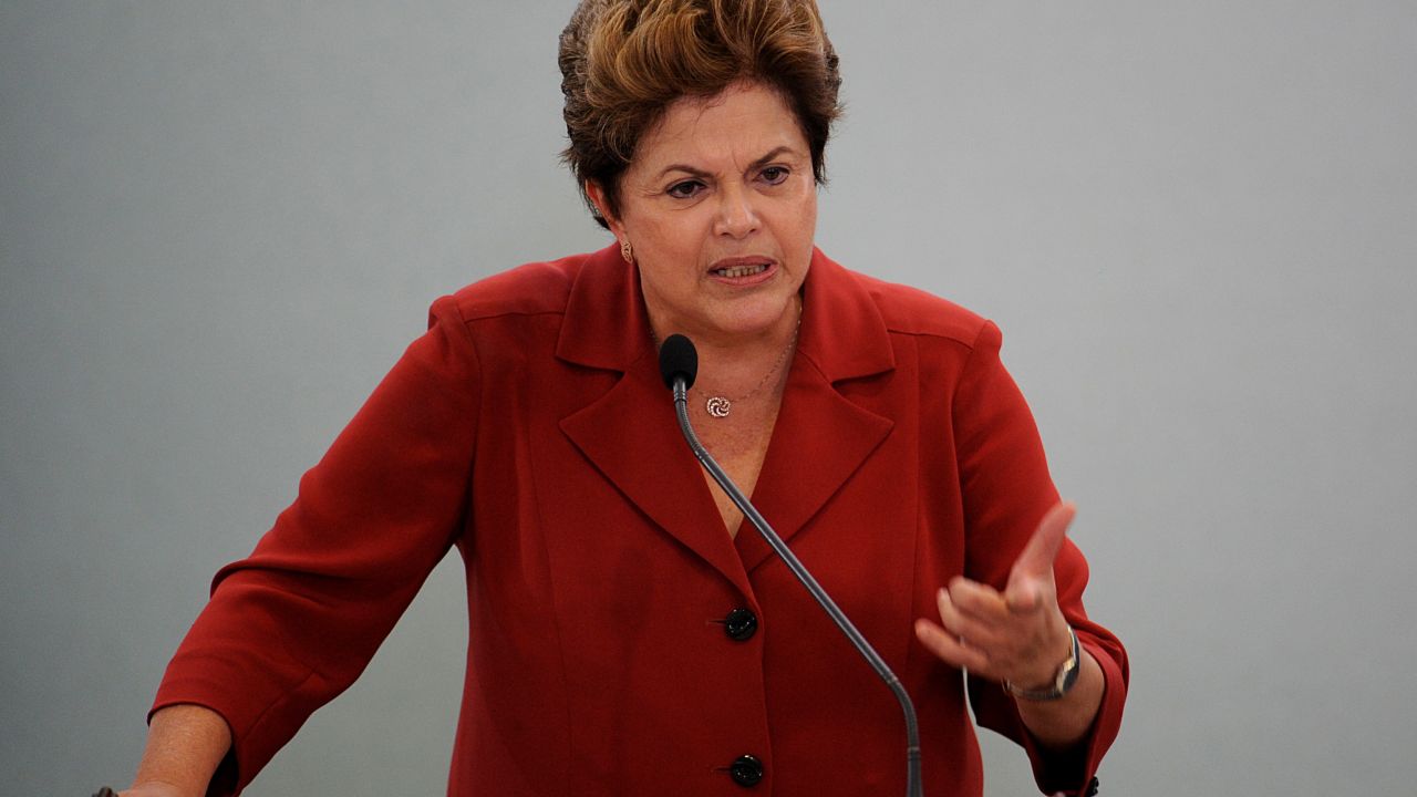 Brazilian President Dilma Rousseff says countries must work together to promote sustainable development.