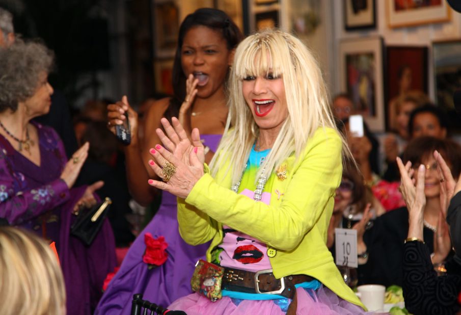 Betsey Johnson was awarded the Medal Of Honor for Lifetime Achievement in Fashion Presentation at The National Arts Club in 2009.